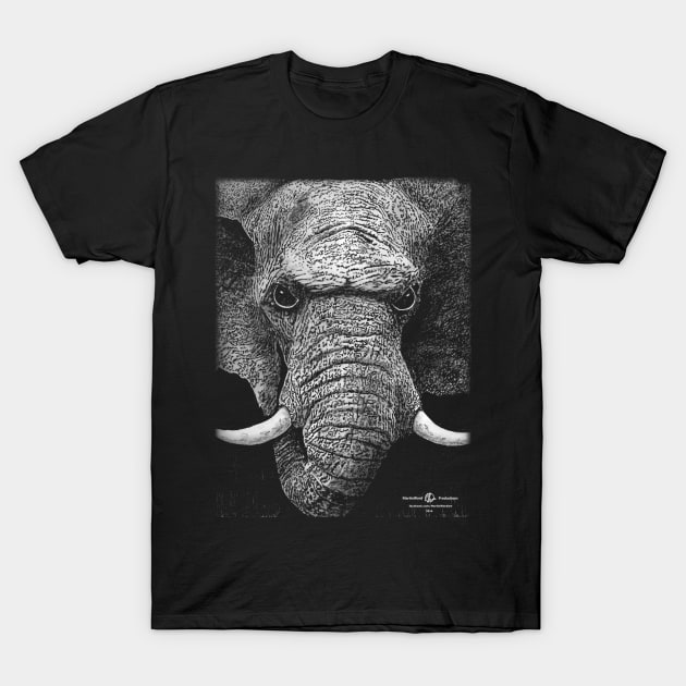 Fierce Elephant T-Shirt by MartinWard
